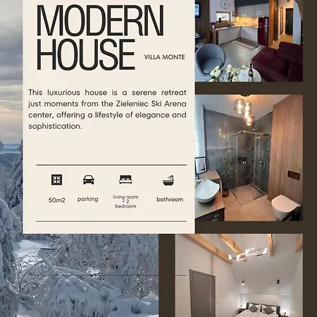 Шале Monte Z Ogrodem Кудова-Здруй